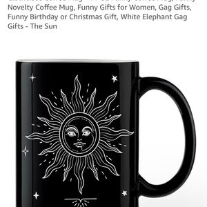 Black Sun Design Coffee Mug